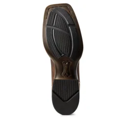 Ariat Distressed Brown And Fuchsia Pinnacle Square Toe -Western Cowboy Equipment Store 10029714 sole