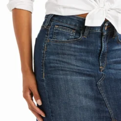 Ariat Women's Goldie Denim Skirt 9 Ariat Women's Goldie Denim Skirt -Western Cowboy Equipment Store 10036103 01
