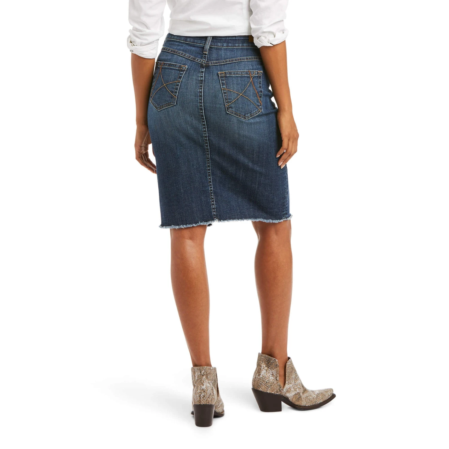 Ariat Women's Goldie Denim Skirt 4 Ariat Women's Goldie Denim Skirt - Image 4