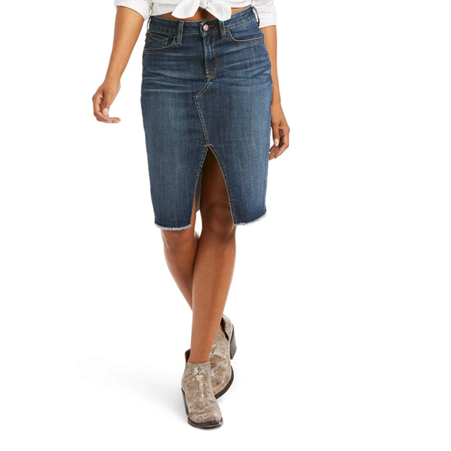 Ariat Women's Goldie Denim Skirt 1 Ariat Women's Goldie Denim Skirt