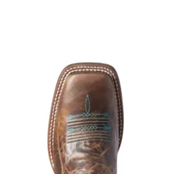 Ariat Amber Brown Pendleton Circuit Boots -Western Cowboy Equipment Store 10038478 toe