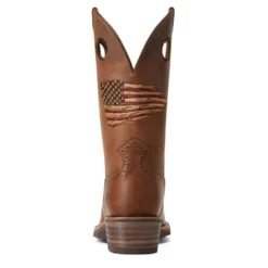 Ariat Men's Rough Stock Patriot Boot -Western Cowboy Equipment Store 10040348 heel