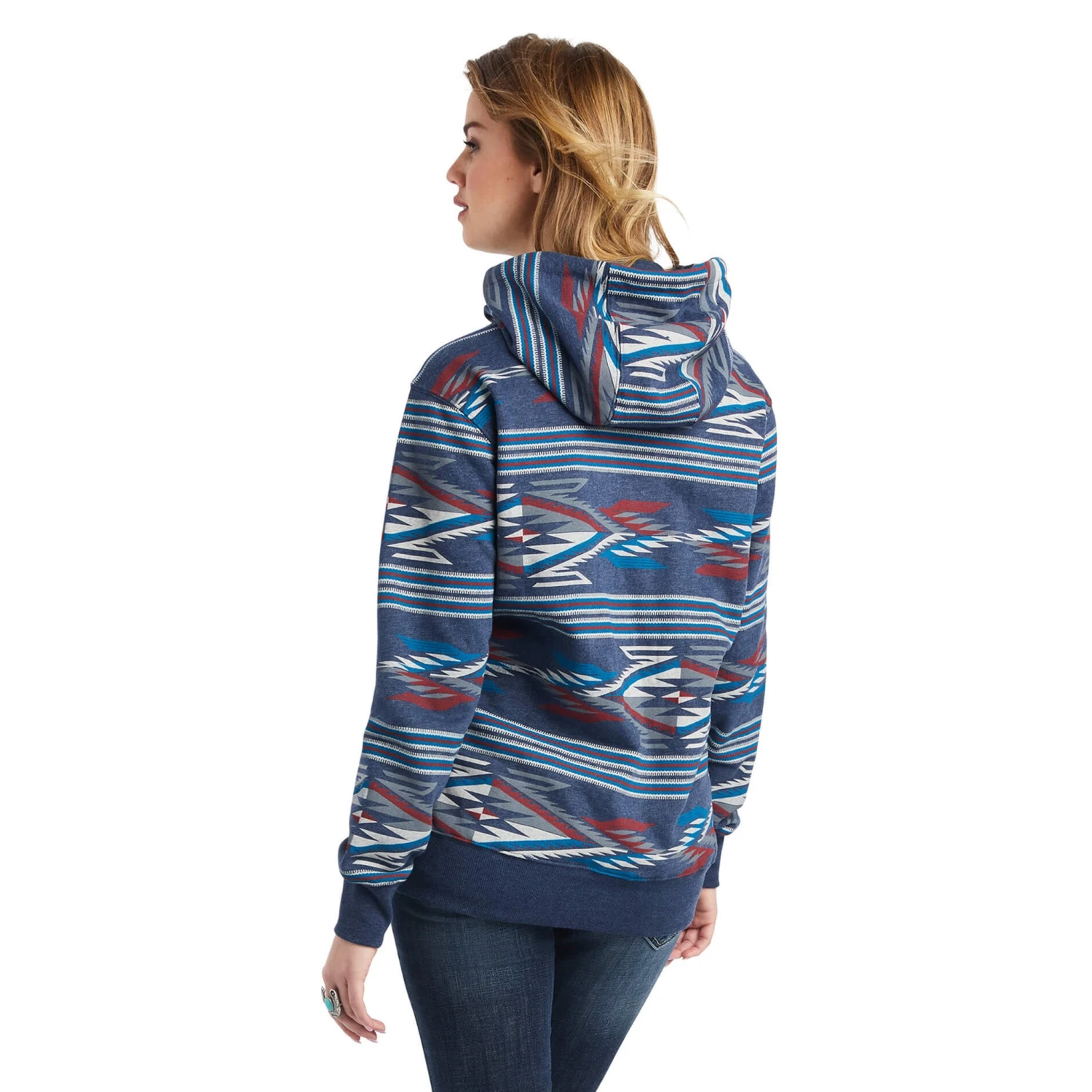 Ariat Women's Chimayo Aztec Hoodie 2 Ariat Women's Chimayo Aztec Hoodie - Image 2