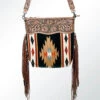 American Darling Black & Gold Aztec Bag
