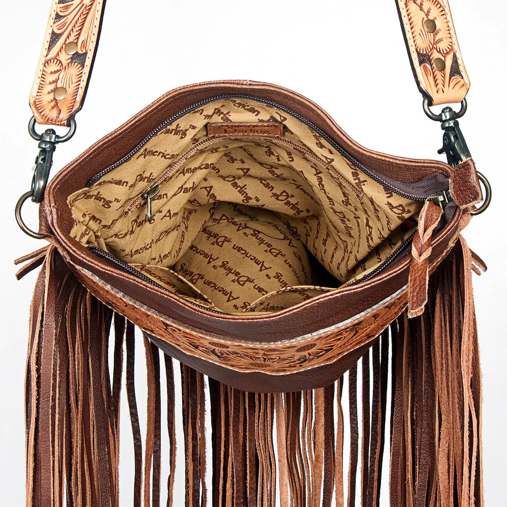 American Darling Conceal Carry Leather/Tool/Fringe Messenger Bag 5 American Darling Conceal Carry Leather/Tool/Fringe Messenger Bag - Image 5