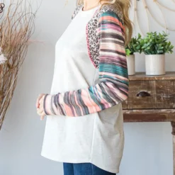 Solid Cream Serape And Leopard Long Sleeved Shirt -Western Cowboy Equipment Store 16736978 ab7814de b7ea 458c ac82 2f7e1b90dc32