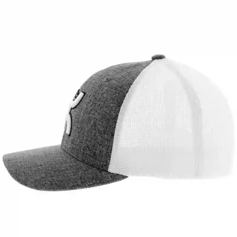 Hooey Mid-Profile Grey And White Cap With Hooey Logo 2 Hooey Mid-Profile Grey And White Cap With Hooey Logo - Image 2