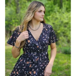 Black Floral Dress -Western Cowboy Equipment Store 20230412 122846