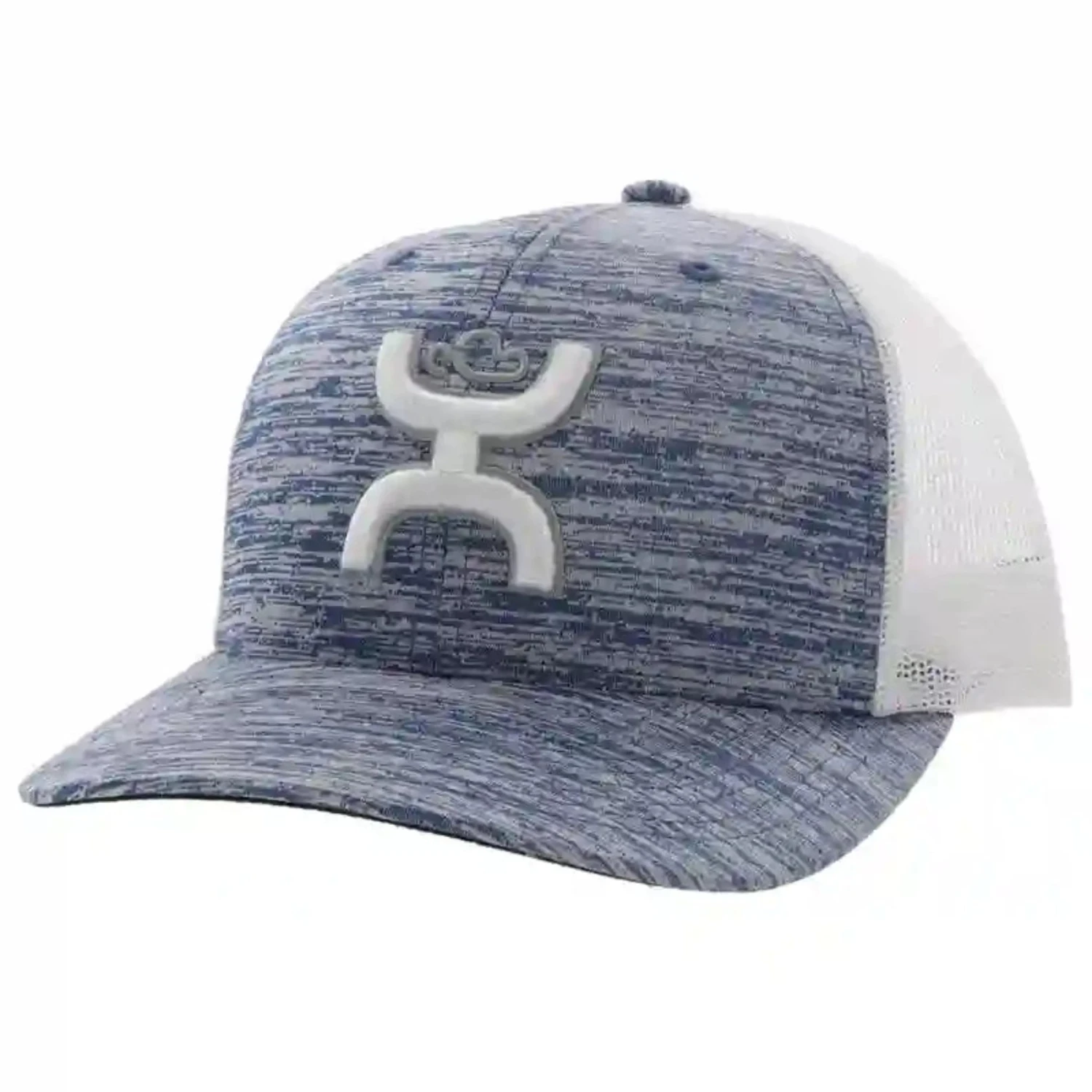 Hooey Mid Profile Multi Blue/White Cap-Hooey Up Logo 1 Hooey Mid Profile Multi Blue/White Cap-Hooey Up Logo