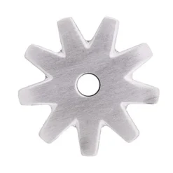 Stainless Steel Brushed 9 Point Rowel