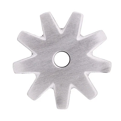 Stainless Steel Brushed 9 Point Rowel 1 Stainless Steel Brushed 9 Point Rowel