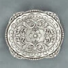Floral And Rhinestone Buckle
