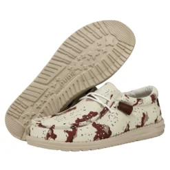 Heydude Hey Dude Men's Wally Ripstop D Camo -Western Cowboy Equipment Store 40004 979 WALLYCAMOUFLAGE DESERTCAMO PAIRBOTTOM