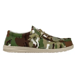 Heydude Hey Dude Men's Wally Ripstop Multi Camo -Western Cowboy Equipment Store 40004 9CQ WALLYCAMOUFLAGE MULTICAMO RIGHTSIDE