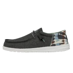 Heydude HEY DUDE WALLY ECO TIE DYE GREY -Western Cowboy Equipment Store 40012 030 WALLYFUNKTIEDYE GREY LEFTSIDE 1