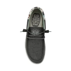 Heydude HEY DUDE WALLY ECO TIE DYE GREY -Western Cowboy Equipment Store 40012 030 WALLYFUNKTIEDYE GREY RIGHTTOP