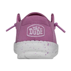 Heydude Hey Dude Wendy Toddler Slub Violet 12 Heydude Hey Dude Wendy Toddler Slub Violet -Western Cowboy Equipment Store 40144 508 WENDYTODDLERSLUBCANVAS VIOLET RIGHTBACK