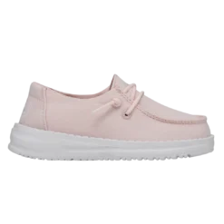 Heydude Hey Dude Wendy Toddler Slub Canvas Pink -Western Cowboy Equipment Store 40144 680 WENDYTODDLERSLUBCANVAS PINK RIGHTSIDE