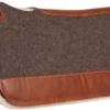 Mustang Contoured Pressed Wool Pad With Fleece Bottom