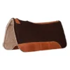 Mustang Black And Tan Contoured Wool Pad