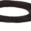 Mustang Black Round Braided Trail Rein