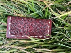 American Darling Tooled Buck Stitch Wallet