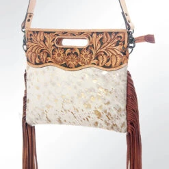 American Darling Cowhide/Fringe Purse 11 American Darling Cowhide/Fringe Purse -Western Cowboy Equipment Store ADBGS146ACGO