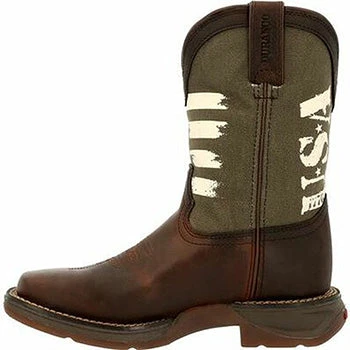 LIL' Rebel By Durango Little Kids Army Western Boot 1 LIL' Rebel By Durango Little Kids Army Western Boot