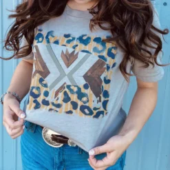 Mustard Leopard Buffalo Tee 5 Mustard Leopard Buffalo Tee -Western Cowboy Equipment Store MUSTARDLEOPARDBUFFALOa