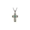 Montana Silversmiths Antiqued Serrated Cross Necklace