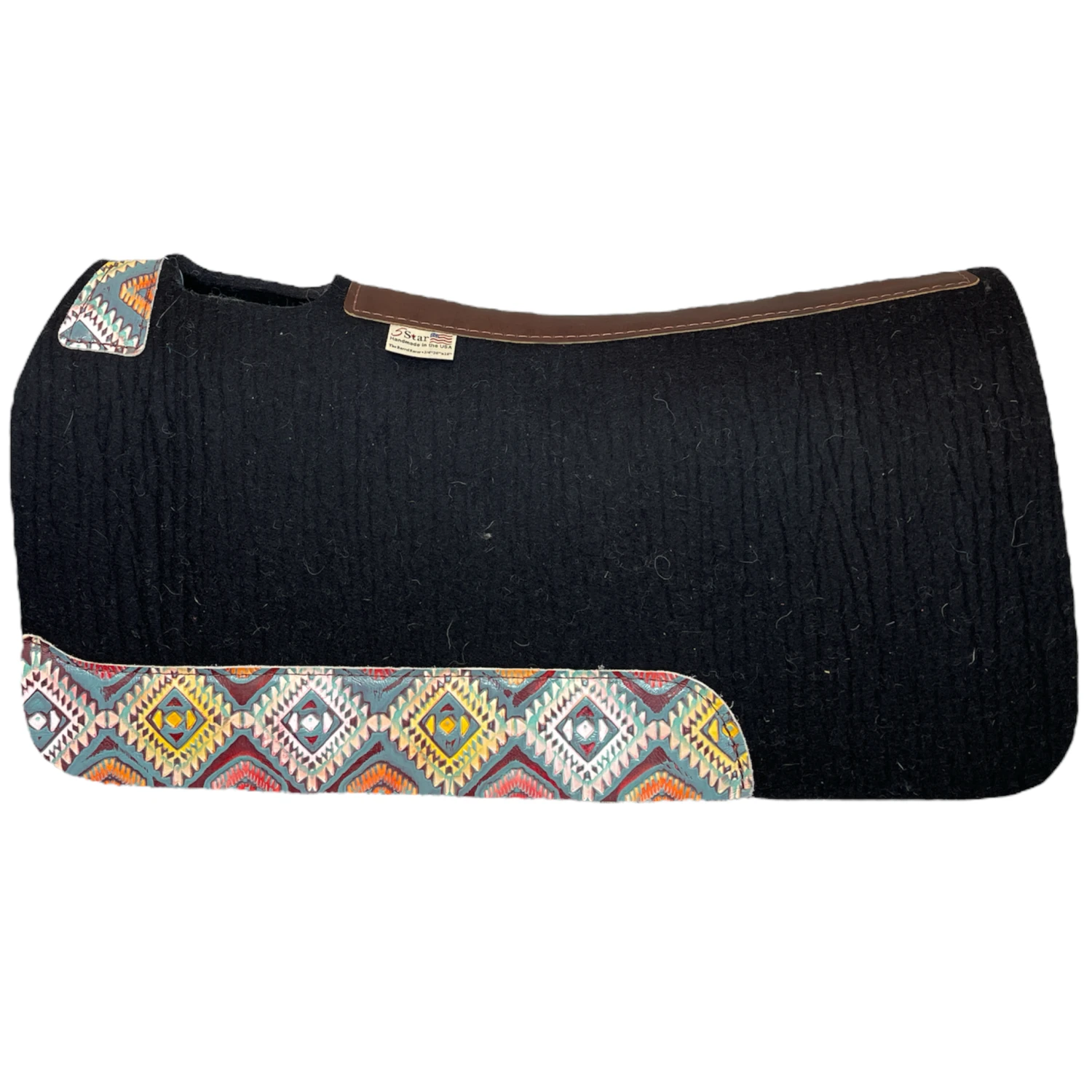 5 Star Barrel Racer Black & Aztec Pad 1 5 Star Barrel Racer Black & Aztec Pad