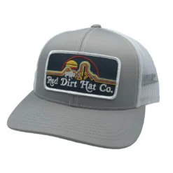 Red Dirt Designs Silver And White Neon Buffalo Cap