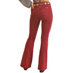 Rock & Roll Cowgirl Windsor Wine Flare Jean -Western Cowboy Equipment Store RRWD6PRZR0 B