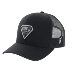 Hooey Black & White Rope Like A Girl Cap