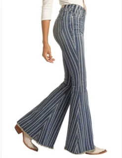 Blue Stripe Bell Bottoms Jeans -Western Cowboy Equipment Store Screenshot2022 07 13141803