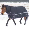 Classic Equine 10K Hooded Winter Horse Blanket- Black