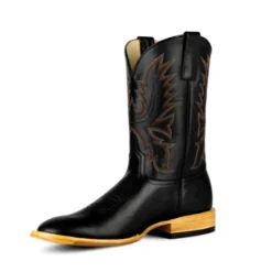 Horse Power Black Paris Square Toe