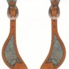 Ladies Turquoise Gator Spur Straps
