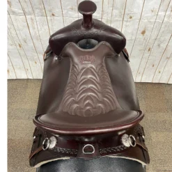 Circle Y Tucker 17.5 Wide Tree Big Bend Trail Saddle 8 Circle Y Tucker 17.5 Wide Tree Big Bend Trail Saddle -Western Cowboy Equipment Store Tuckerseat