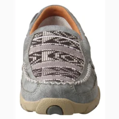 Twisted X Women's Grey Aztec Slip On Mocc 11 Twisted X Women's Grey Aztec Slip On Mocc -Western Cowboy Equipment Store WDMS012 FR 510x700 1