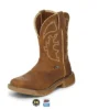 Justin Men's Stampede Rush Waterproof Work Boot Tan