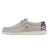 Heydude Hey Dude Mens Wally Shoe Off White Patriotic