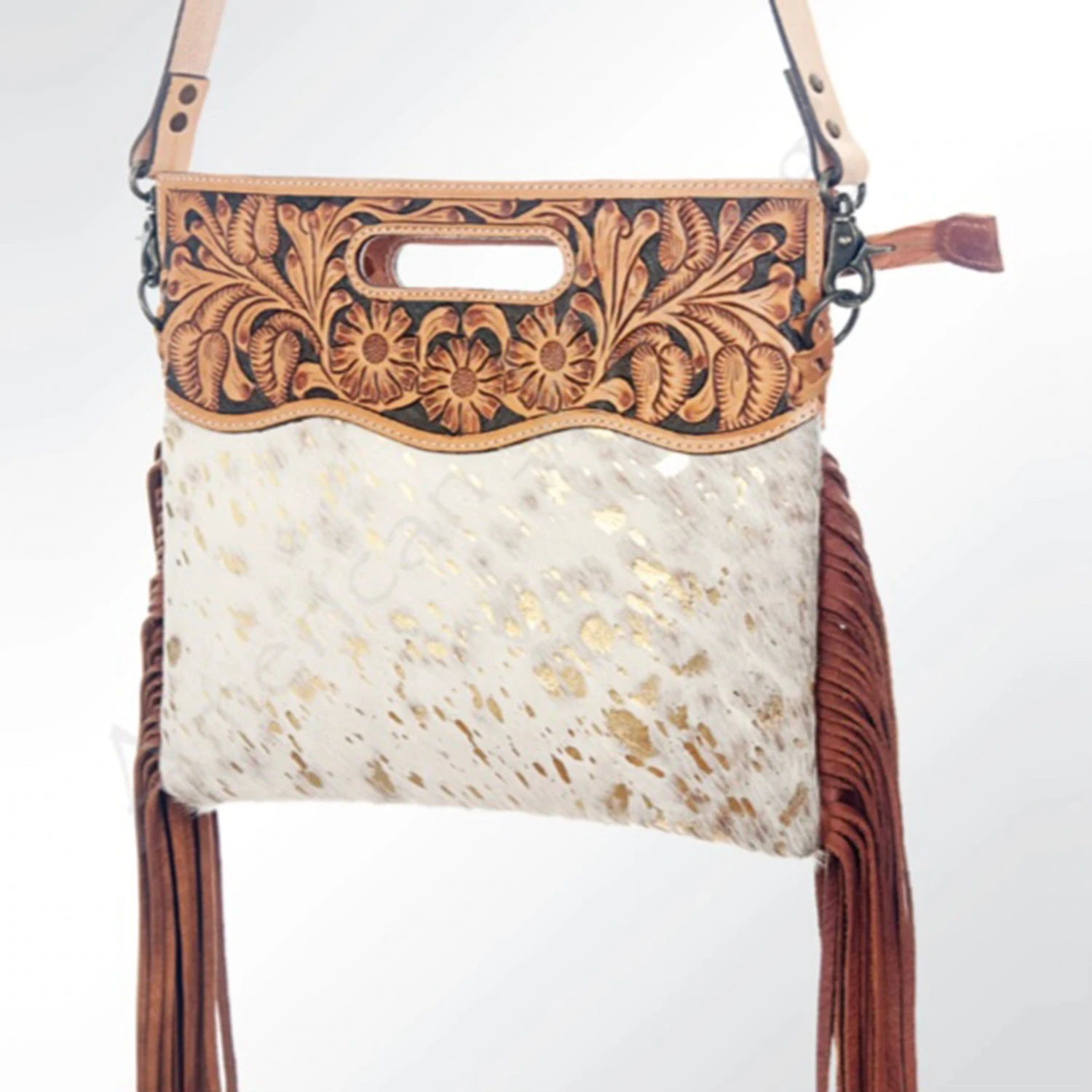 American Darling Cowhide/Fringe Purse 5 American Darling Cowhide/Fringe Purse - Image 5