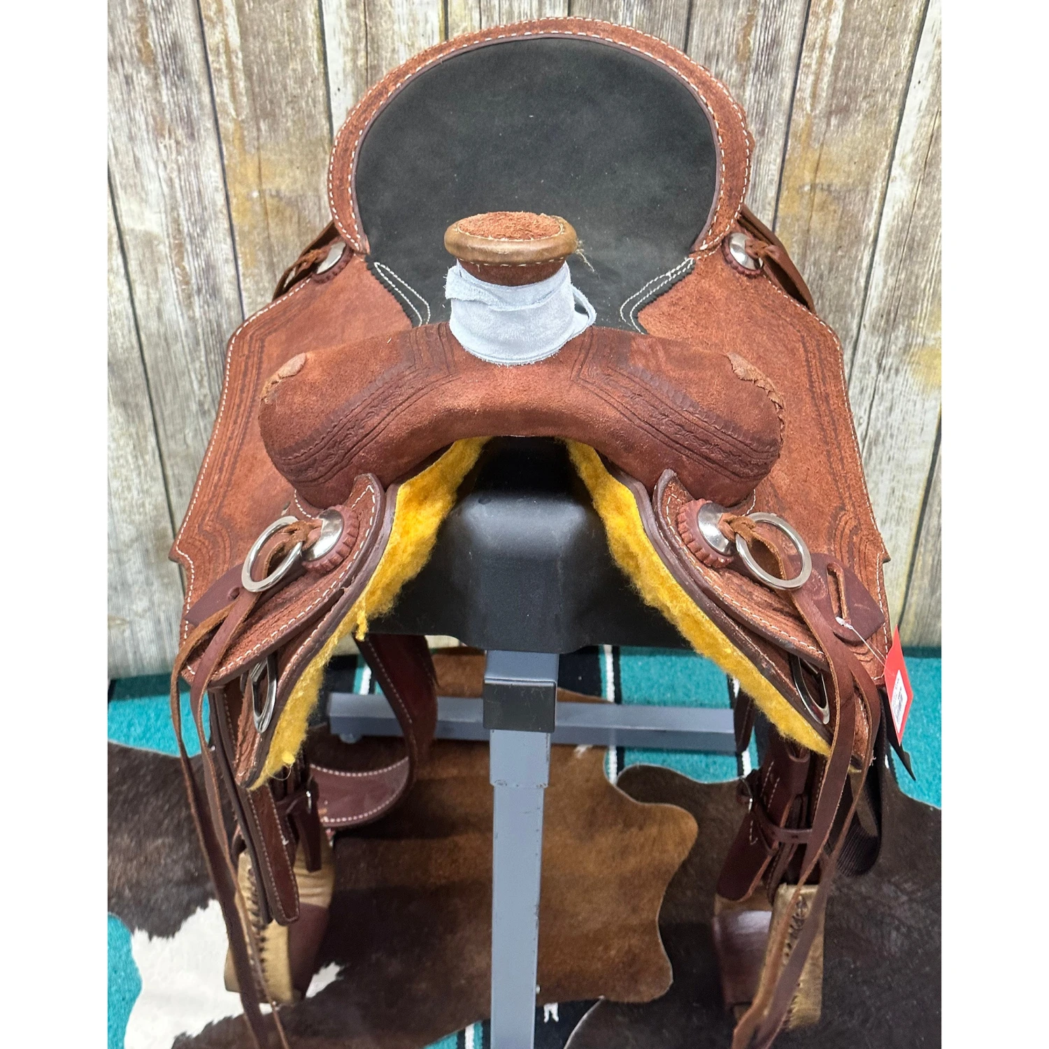 Paul Taylor 16.5 Inch Roping Saddle 3 Paul Taylor 16.5 Inch Roping Saddle - Image 3