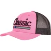 Classic Equine Classic Rope Company Pink And Black Large Logo Cap