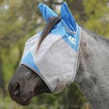 Cashel Company Blue Yearling Fly Mask With Ears