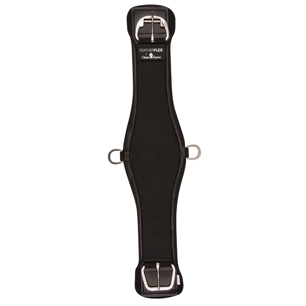 Classic Equine Black Feather Flex Roper Cinch 1 Classic Equine Black Feather Flex Roper Cinch