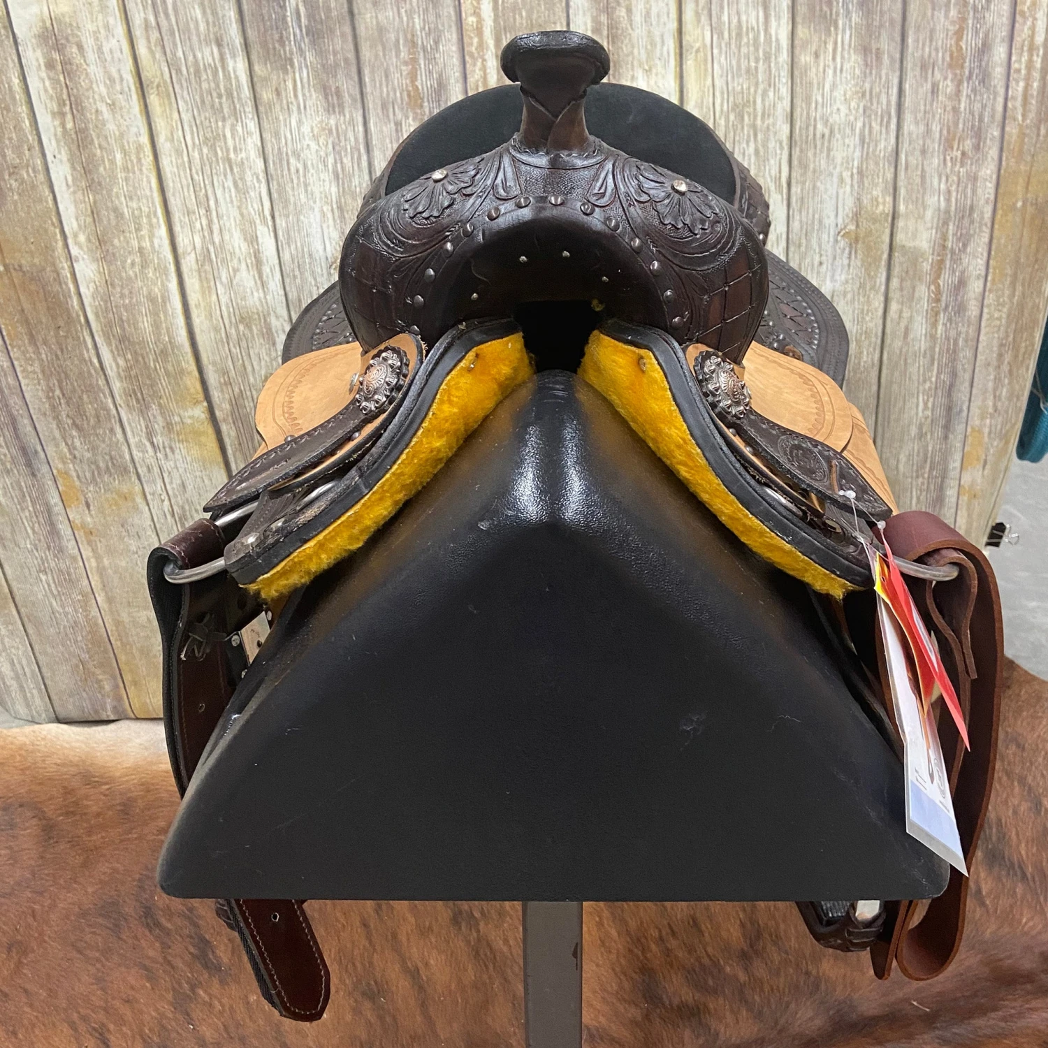 Shiloh Youth Dark Oil Hard 10 Inch Saddle 2 Shiloh Youth Dark Oil Hard 10 Inch Saddle - Image 2