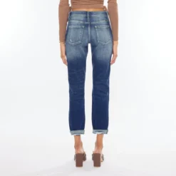 KanCan Mid Rise Slim Boyfriend Jeans 19 KanCan Mid Rise Slim Boyfriend Jeans -Western Cowboy Equipment Store kc4006d 10