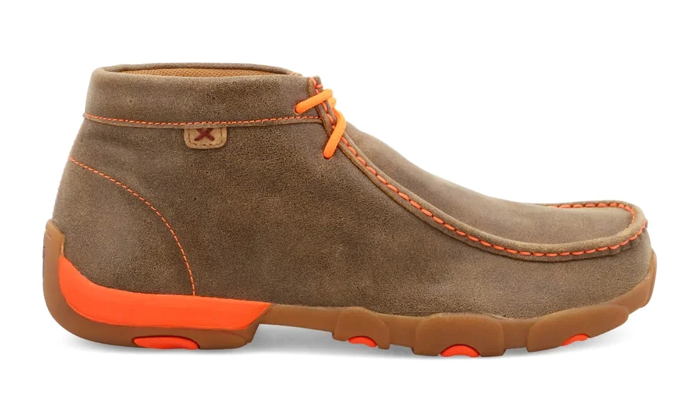 Twisted X Men's Brown & Orange Driving Moc 4 Twisted X Men's Brown & Orange Driving Moc - Image 4